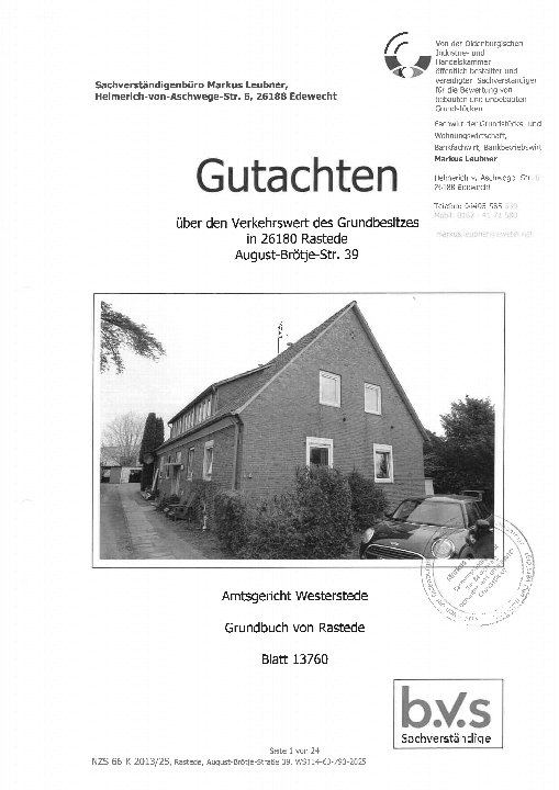 Textseite — Mehrfamilienhaus in Rastede
