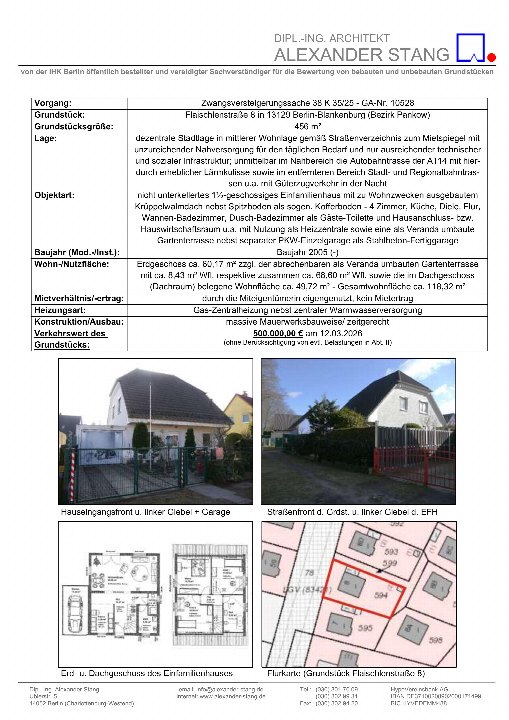Textseite — Einfamilienhaus in Berlin