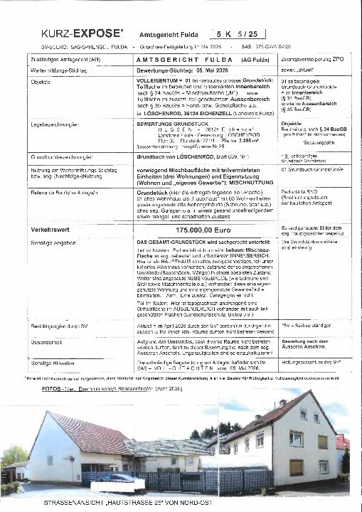 Textseite — Mehrfamilienhaus in Eichenzell