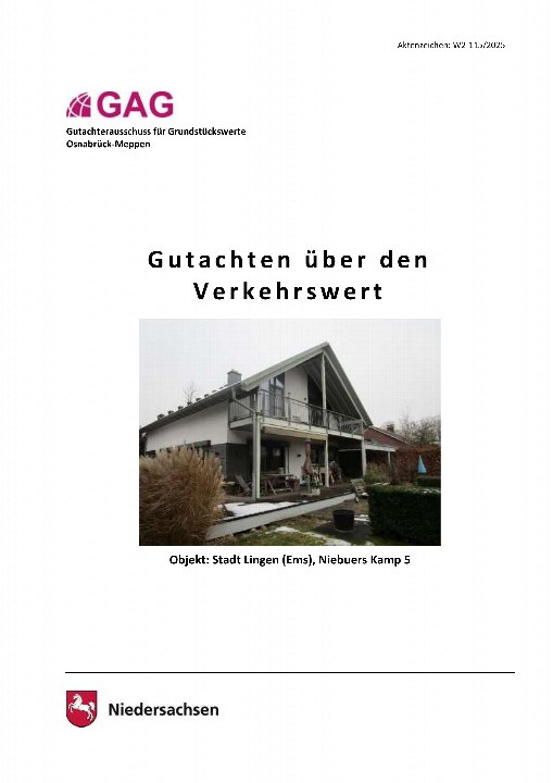 Textseite — Einfamilienhaus in Lingen (Ems)