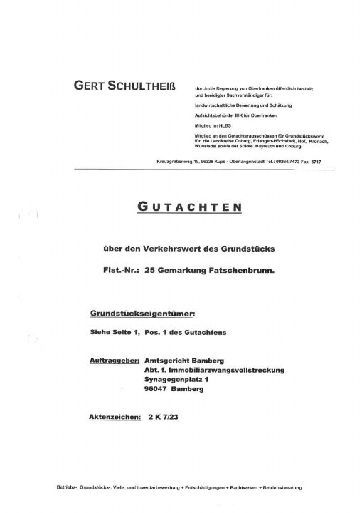 Textseite — Sonstiges in Oberaurach OT Fatschenbrunn