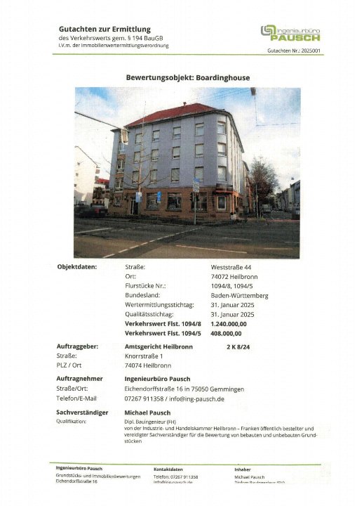 Textseite — Gewerbeobjekt in Heilbronn