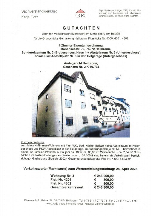 Textseite — Eigentumswohnung in Heilbronn