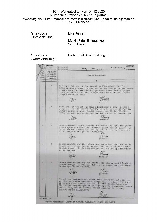 Textseite — Eigentumswohnung in Ingolstadt