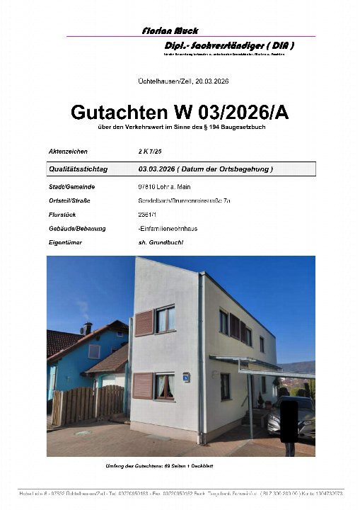 Textseite — Mehrfamilienhaus in Lohr a.Main
