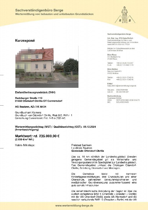 Textseite — Einfamilienhaus in Ottendorf-Okrilla