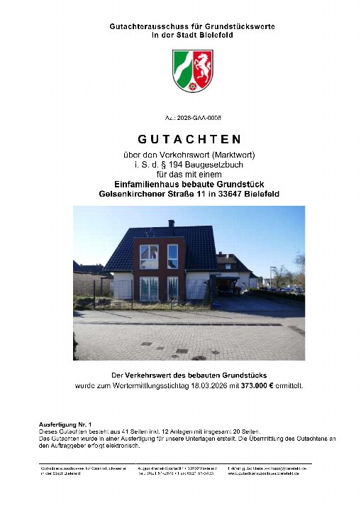 Textseite — Einfamilienhaus in Bielefeld