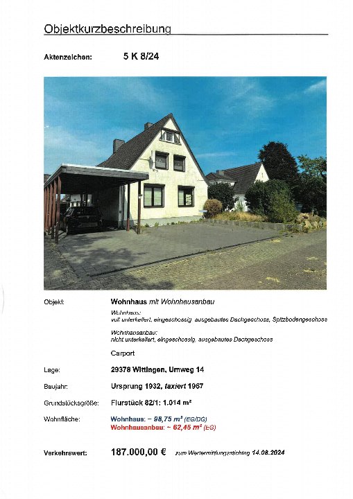 Textseite — Unbekannt in Wittingen