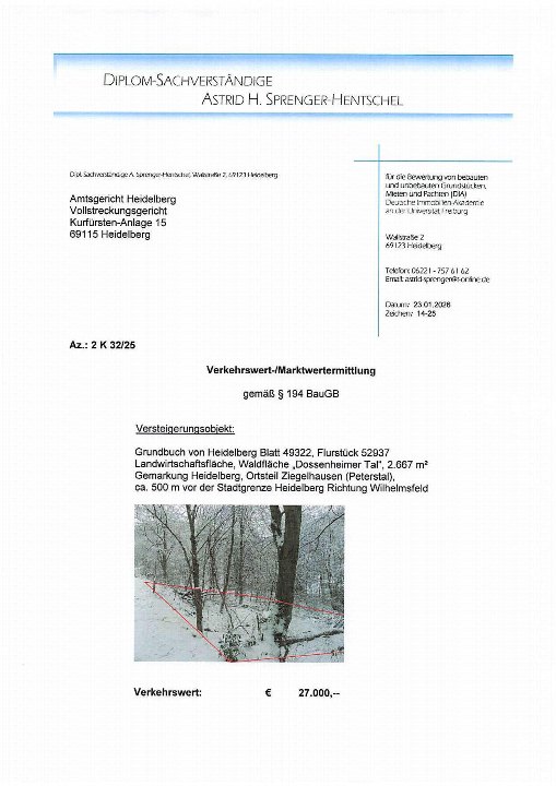 Textseite — Immobilie in Heidelberg - Ziegelhausen (Peterstal)