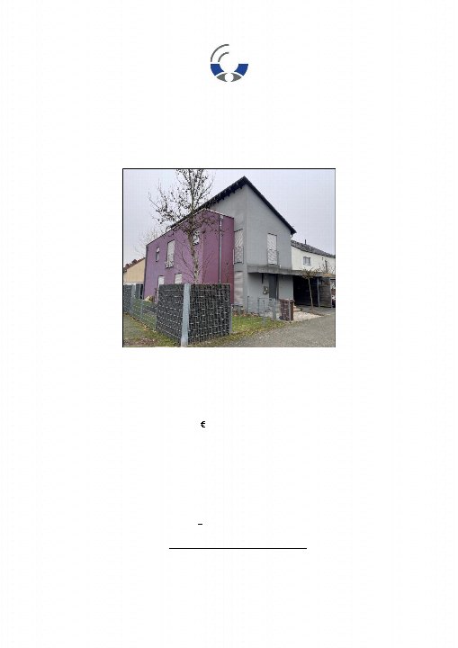 Textseite — Einfamilienhaus in Rodenbach