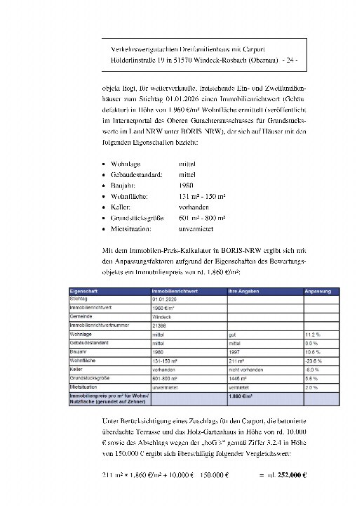 Textseite — Mehrfamilienhaus in Windeck