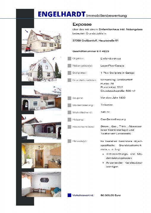 Textseite — Einfamilienhaus in Großbartloff