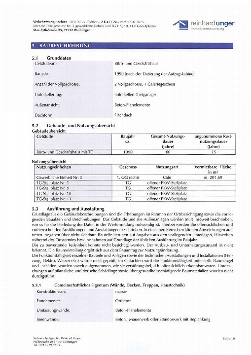 Textseite — Immobilie in Waiblingen