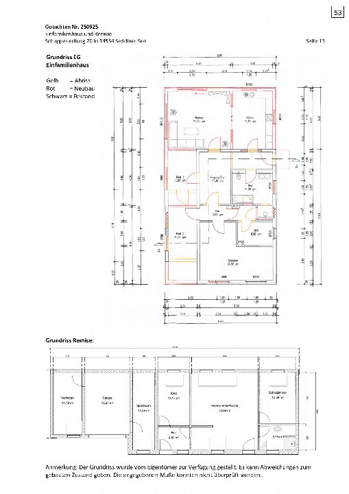 Textseite — Einfamilienhaus in Seddiner See