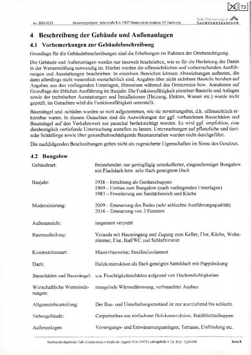 Textseite — Unbekannt in Dahlewitz