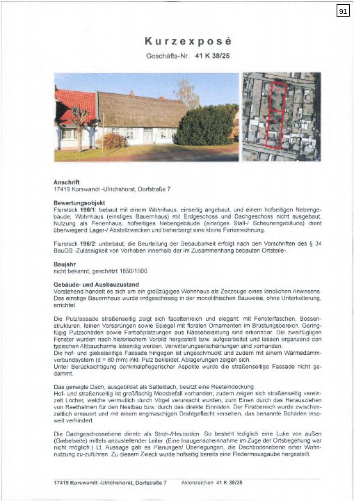 Textseite — Unbekannt in Korswandt - Ulrichshorst