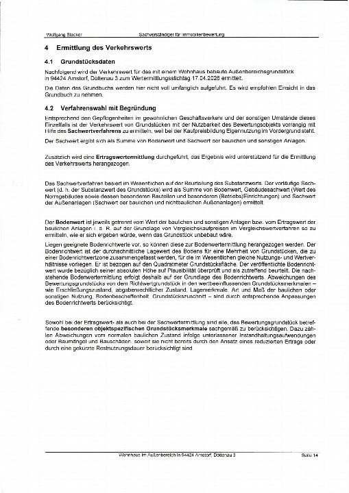 Textseite — Immobilie in Arnstorf