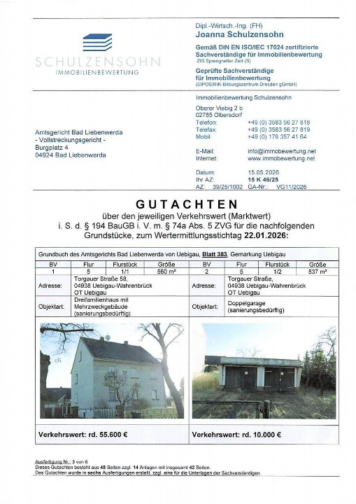 Textseite — Unbekannt in Uebigau-Wahrenbrück OT Uebigau