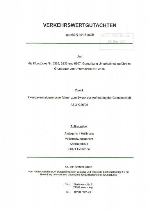 Textseite — Immobilie in Untergruppenbach (Unterheinriet)
