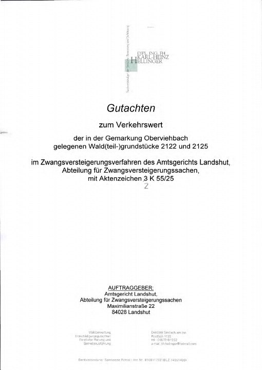Textseite — Grundstück in Oberviehbach
