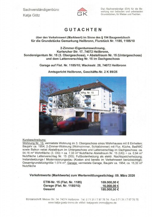 Textseite — Eigentumswohnung in Heilbronn