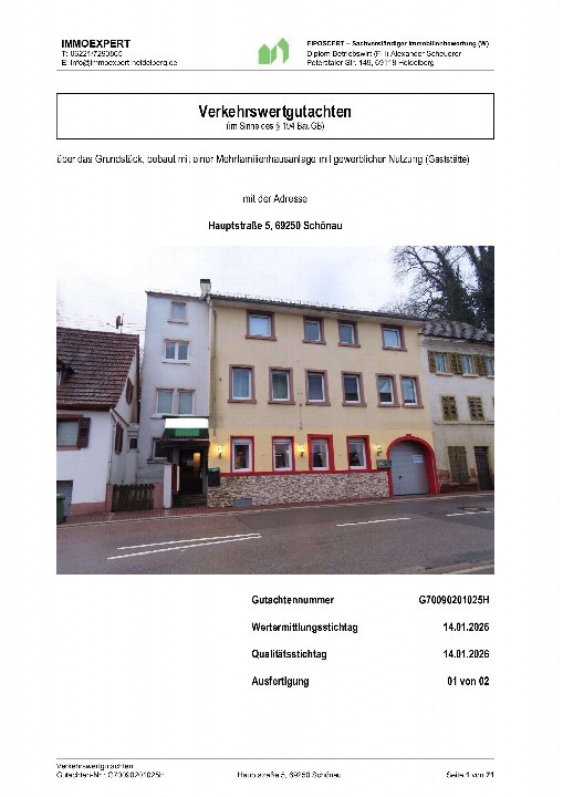 Textseite — Mehrfamilienhaus in Schönau
