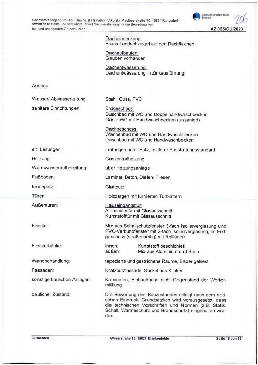 Textseite — Immobilie in Blankenfelde-Mahlow OT Blankenfelde
