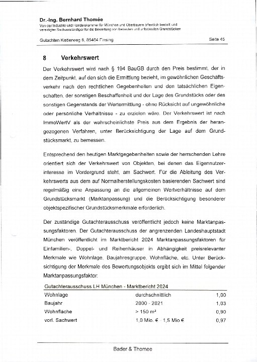 Textseite — Einfamilienhaus in Finsing