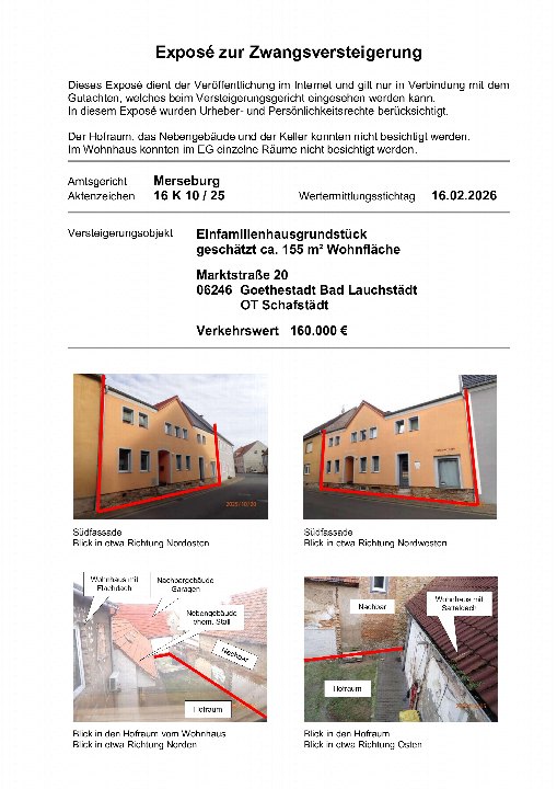 Textseite — Unbekannt in Bad Lauchstädt OT Schafstädt