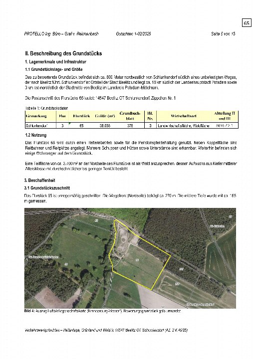 Textseite — Immobilie in Beelitz OT Schlunkendorf