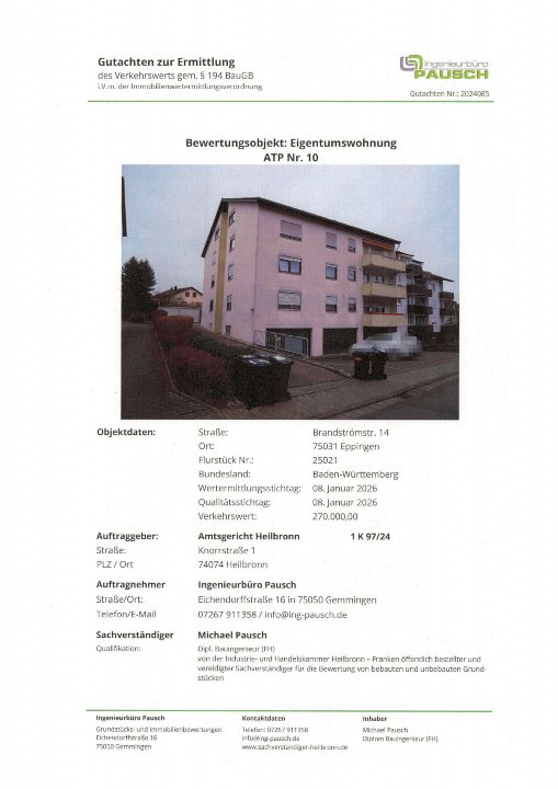 Textseite — Eigentumswohnung in Eppingen