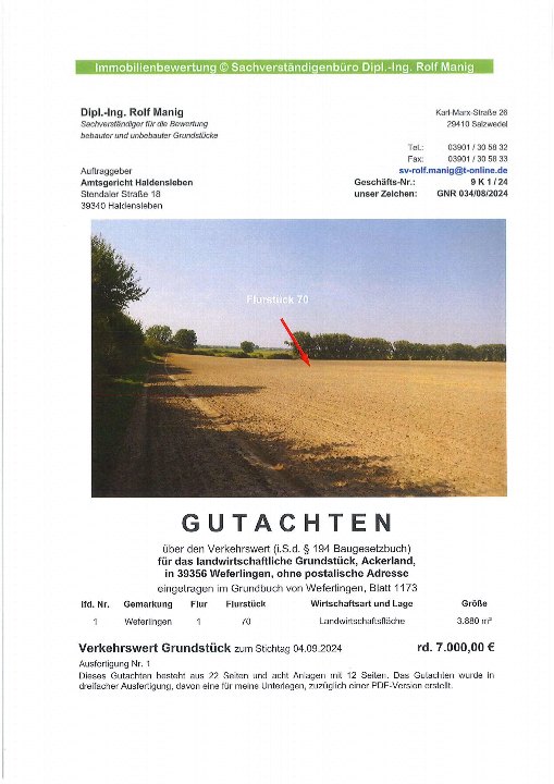 Textseite — Unbekannt in Weferlingen