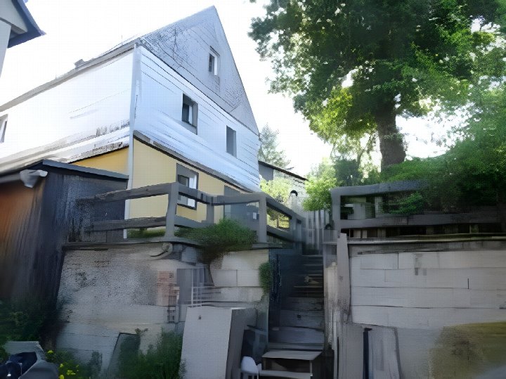 Außenansicht hinten — Einfamilienhaus in Gefell, Bachstraße 38