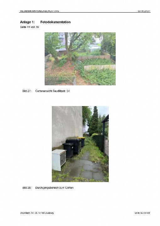 Garten — Eigentumswohnung in Duisburg-Fahrn, Duisburg-Fahrn
