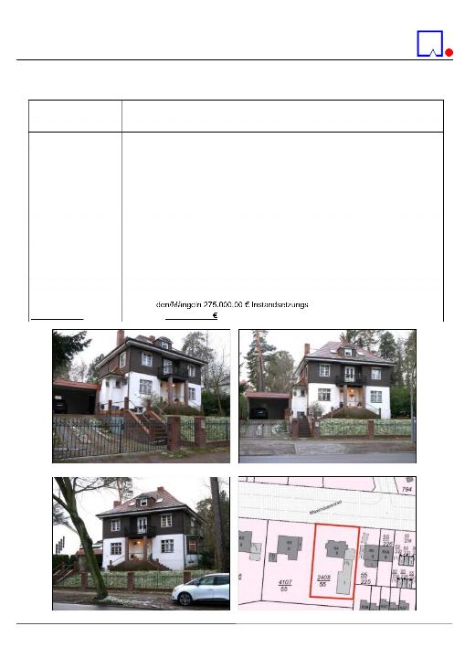 Textseite — Einfamilienhaus in Berlin