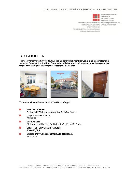 Textseite — Wohn-/Geschäftshaus in Berlin