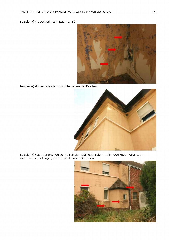 Schadensfoto — Zweifamilienhaus in Höxter