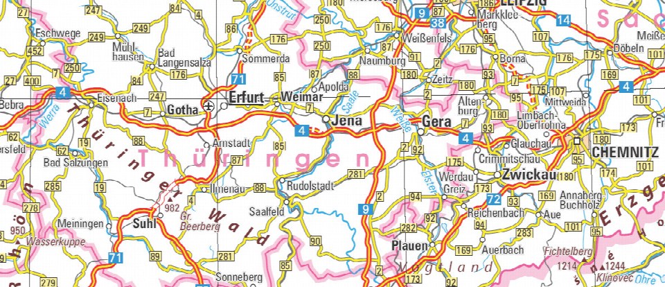 Lagekarte — Unbekannt in Steinbach am Wald, 96450