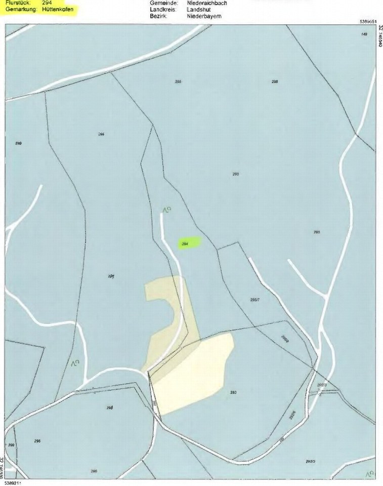 Objektfoto — Land- und forstwirtschaftlich genutztes Grundstück in Niederaichbach- Hüttenkofen, Schlösselberg, 84100 Niederaichbach- Hüttenkofen