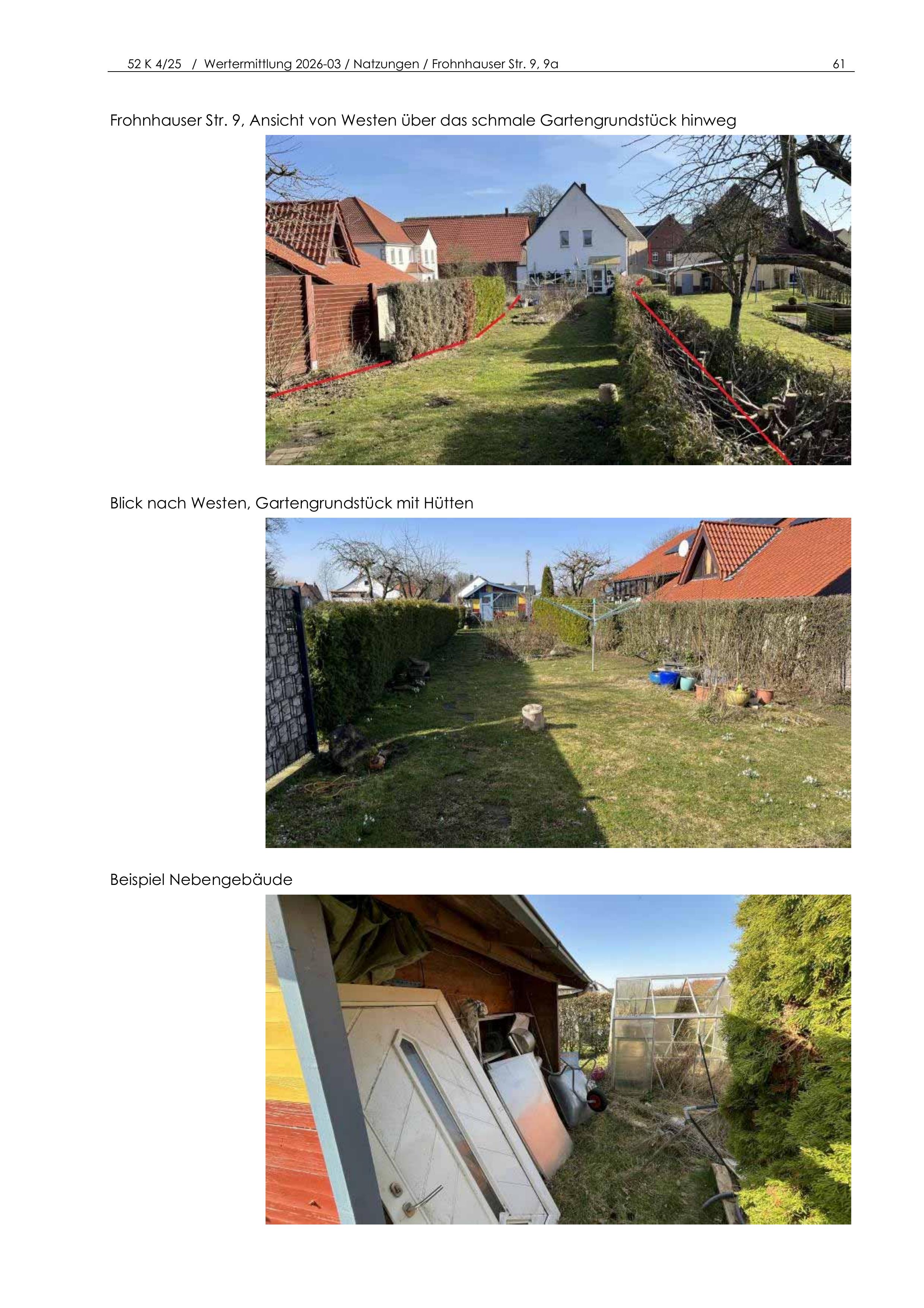 Garten — Zweifamilienhaus in Borgentreich-Natzungen, Frohnhauser Str. 9, 9a