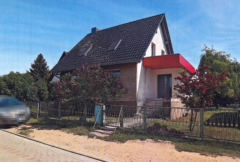 Außenansicht vorne — Einfamilienhaus in Seelow, Grundstück - Pfirsichstraße 25
