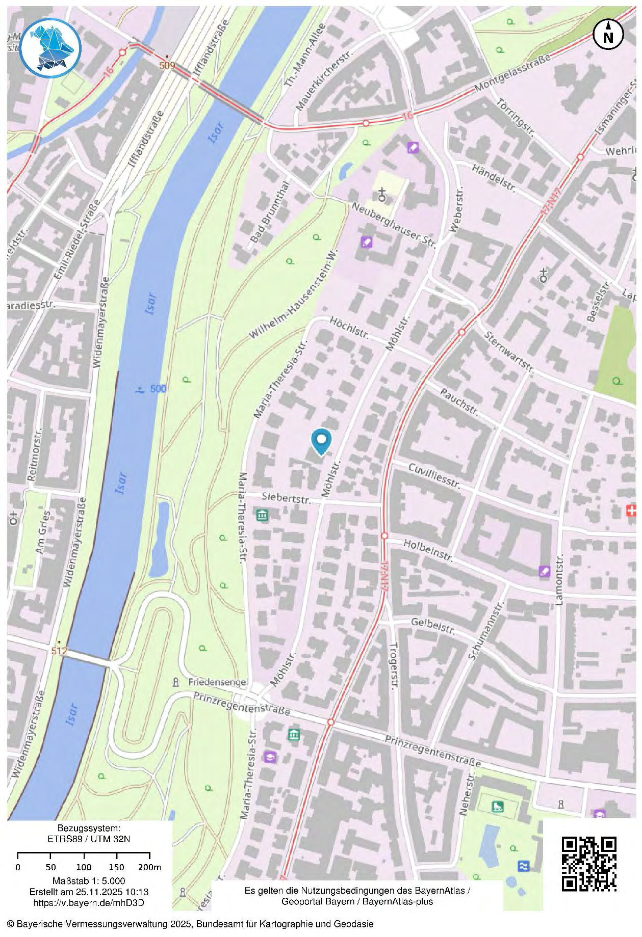 Lagekarte — Eigentumswohnung in München Fl, 81675