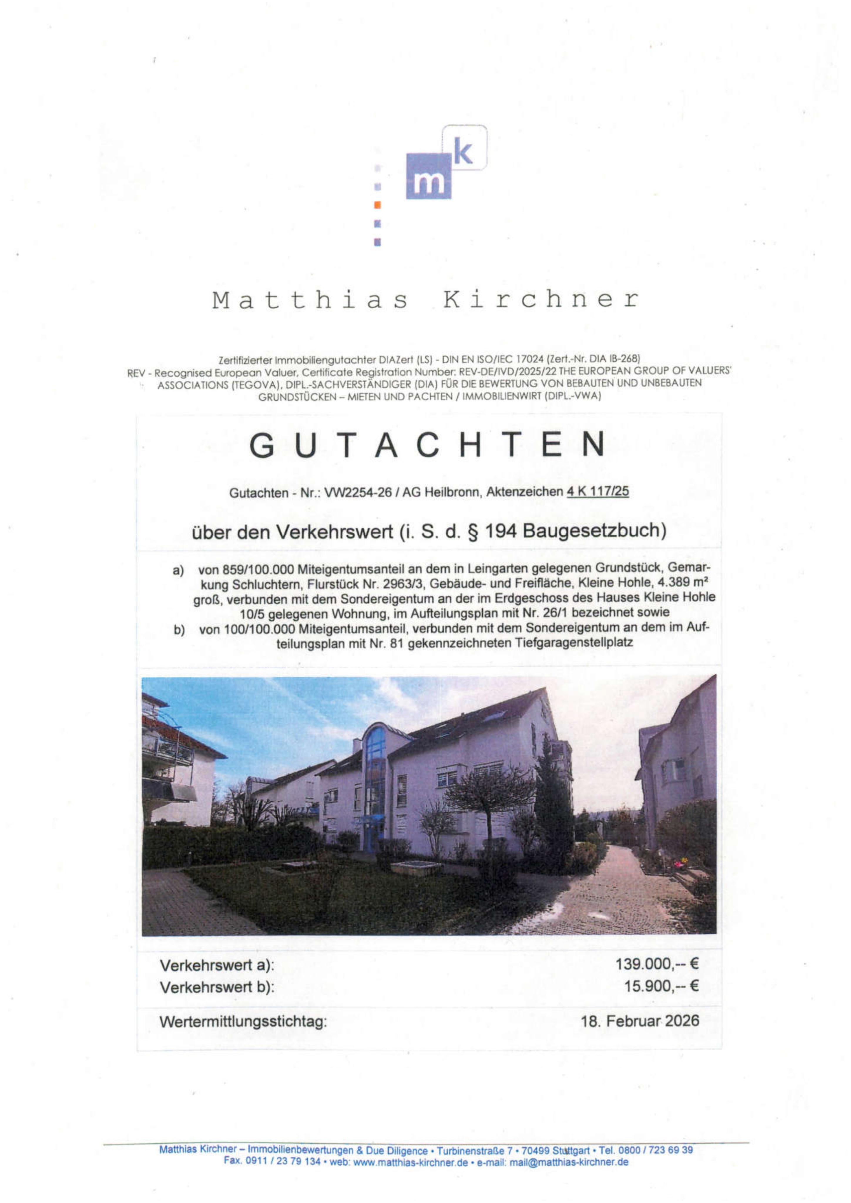 Textseite — Immobilie in Leingarten