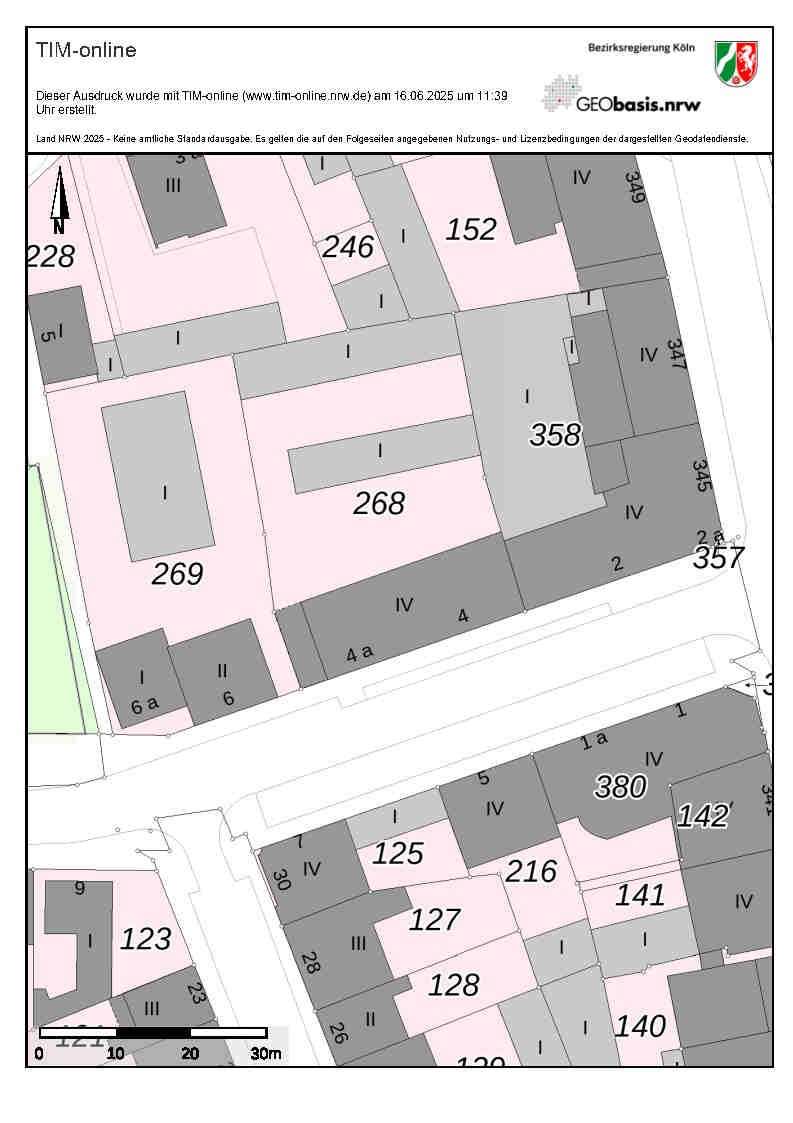 Flurkarte — Eigentumswohnung in Duisburg, 47139
