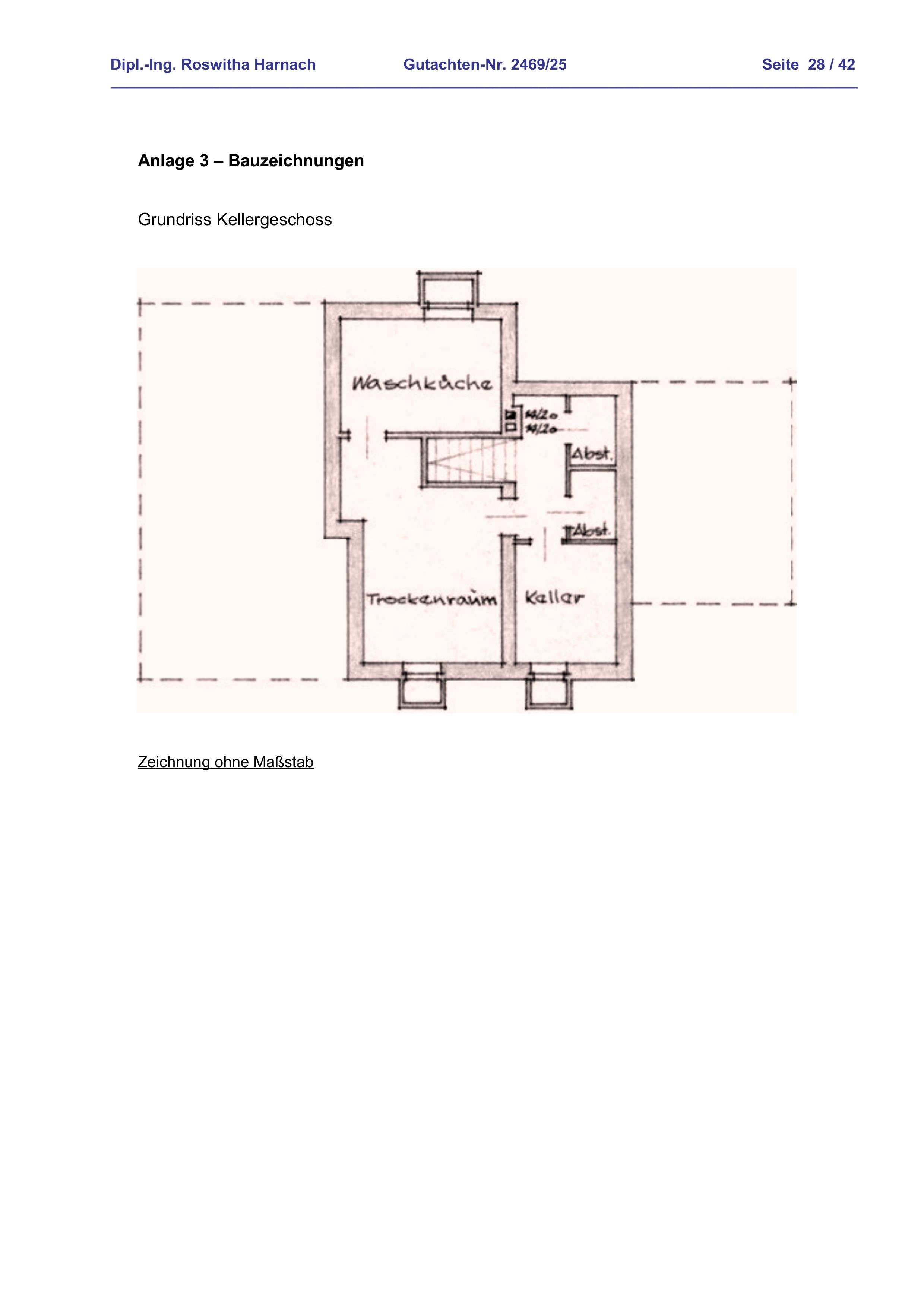 Grundriss — Einfamilienhaus Chemnitzer Straße 38-40, Dortmund