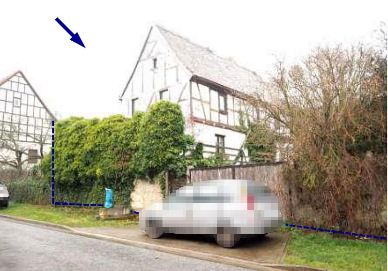 Seitenansicht — Einfamilienhaus in Stadt Mansfeld -, Dorfstraße 3