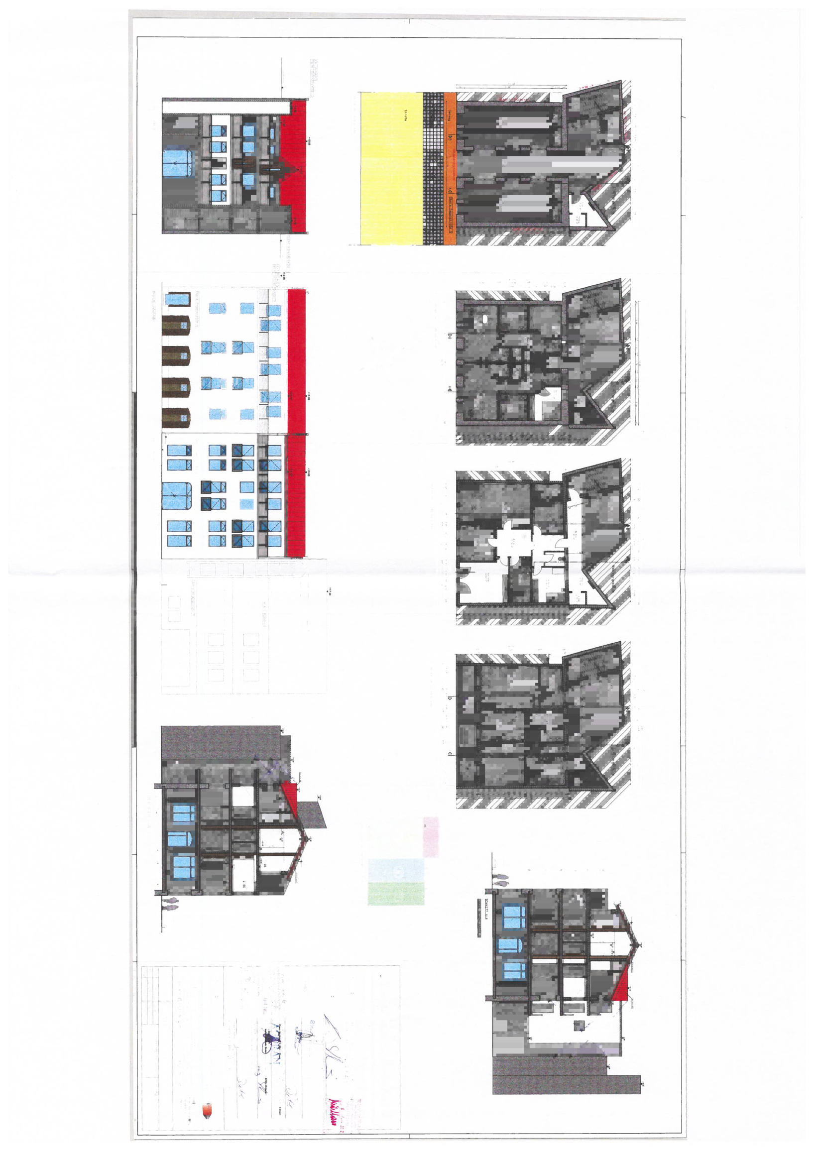 Ansichtszeichnung — Wohn-/Geschäftshaus Obere Regenstraße 5, Cham