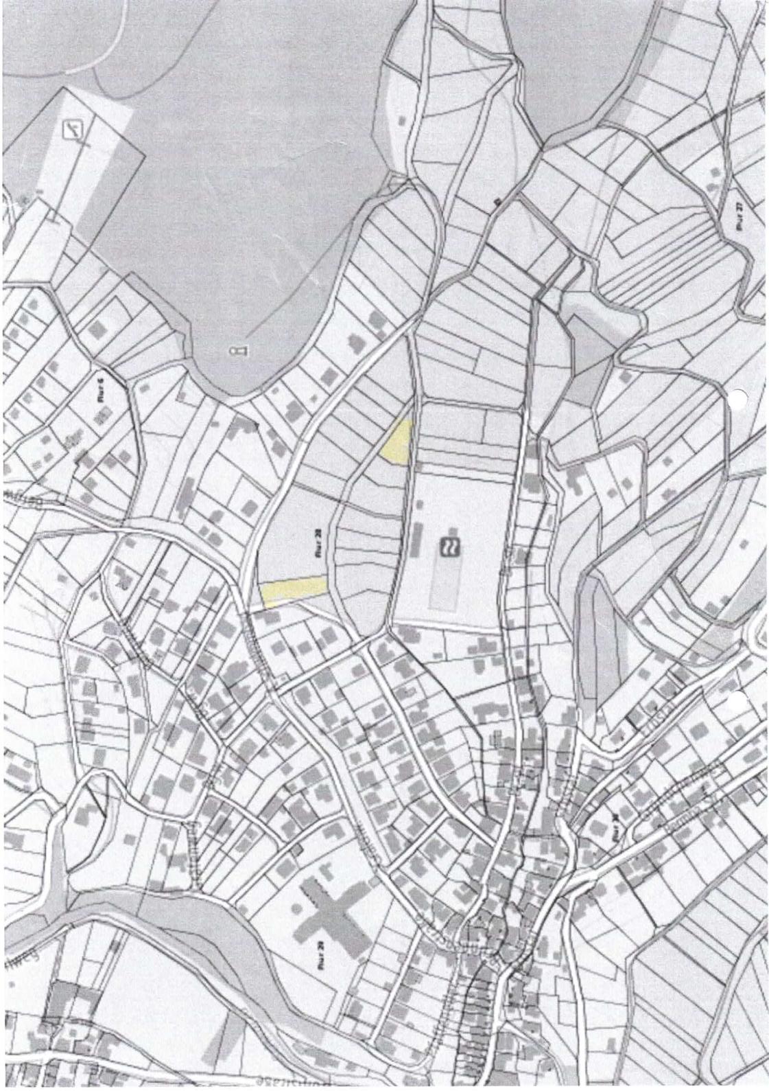 Flurkarte — Unbebautes Grundstück in Steinbach-Hallenberg, 98587