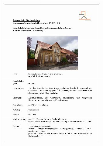 Textseite — Einfamilienhaus in Hötensleben