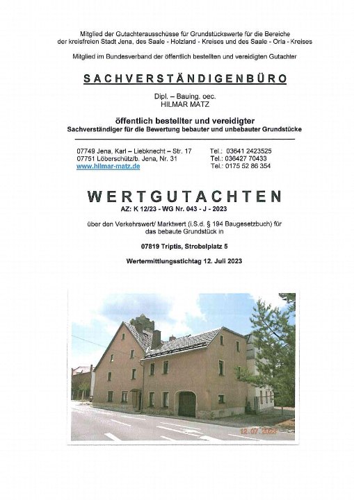Textseite — Unbekannt in Triptis
